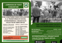 I JORNADES DE TEIXIT COMUNITARI de la Federació Associació de Veïns de Palma